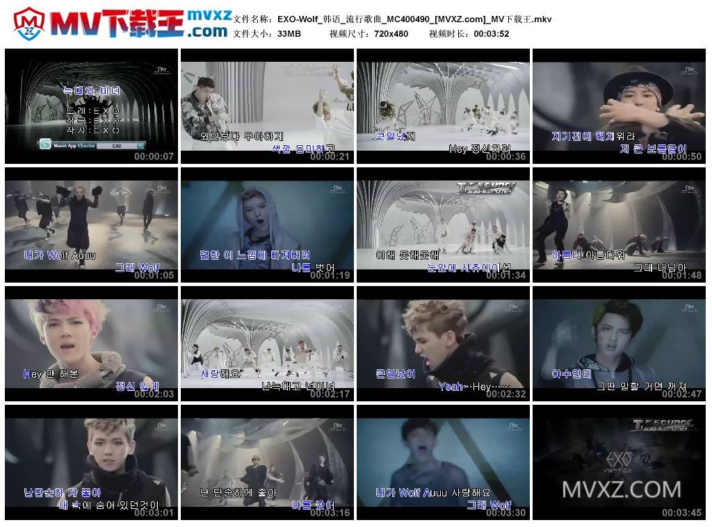 EXO-Wolf_韩语_流行歌曲_MC400490